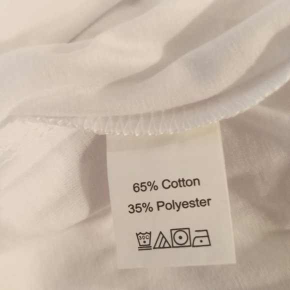 Heart T-Shirt Dolman sleeveless Top Watercolor like spatter NEW - Picture 8 of 8